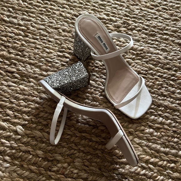 Miu Miu glitter heels - Picture 4 of 13